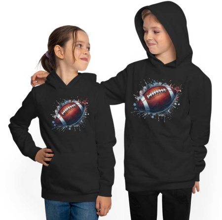 Hooded Sweatshirt Hoodie Kids - American Football i501